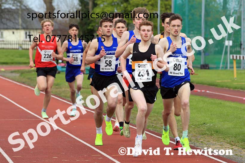 1500 metres, 2023 NE Grand Prix 1, Monkton. Photo: David T. Hewitson/Sports for All Pics